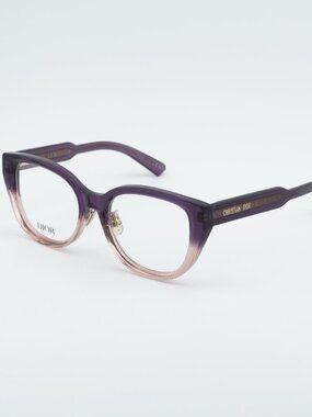 Dior DIORPRISMEO B1F 6200 Eyeglasses Purple/Pink 52mm Square Frame